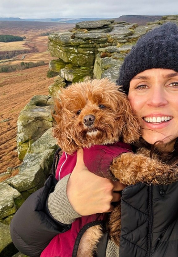 ruth and babs on a hilltop